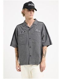 Black Noise White Rain - Noise Short Sleeve Shirt