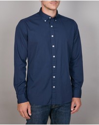 Abelard - 2 Ply Ortono Washed Oxford Slim Fit Shirt