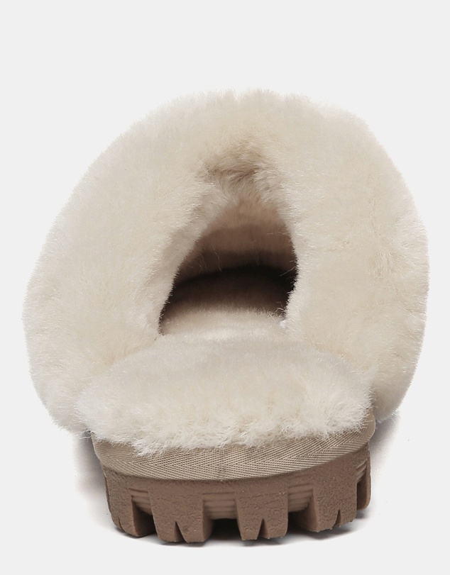 EVERAU - Australian Shepherd Ugg Waffle Slipper Sheepskin Upper House Shoes
