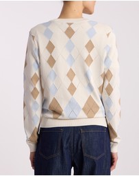 David Lawrence - Huntley Cotton Argyle Cardigan