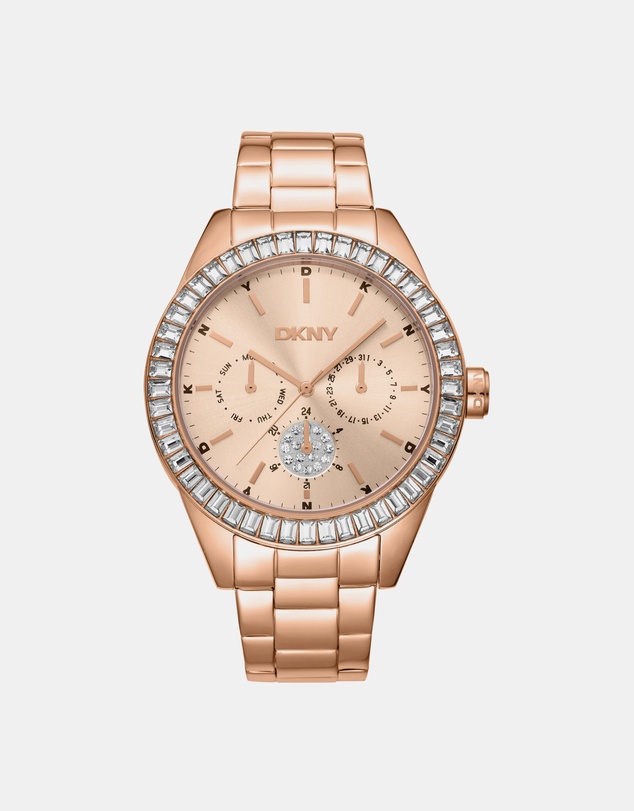 DKNY - Evening Nolita Multi Glitz Rose Gold Stainless Steel 40mm Watch