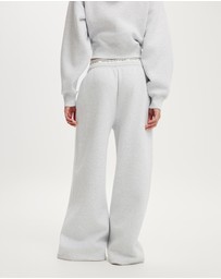 Cotton On Body Active - Plush Tie Waist Wide Leg Sweatpants