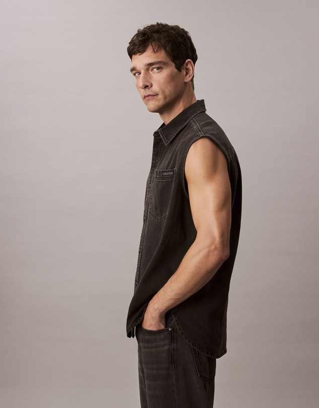 Calvin Klein Jeans - Sleeveless Denim Shirt