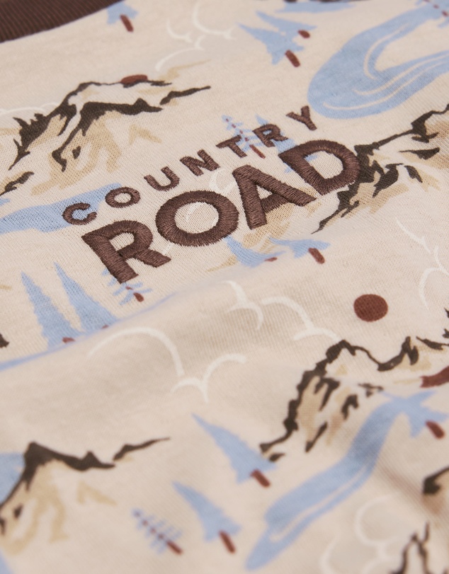 Country Road - Australian Cotton Bear Print Pyjama
