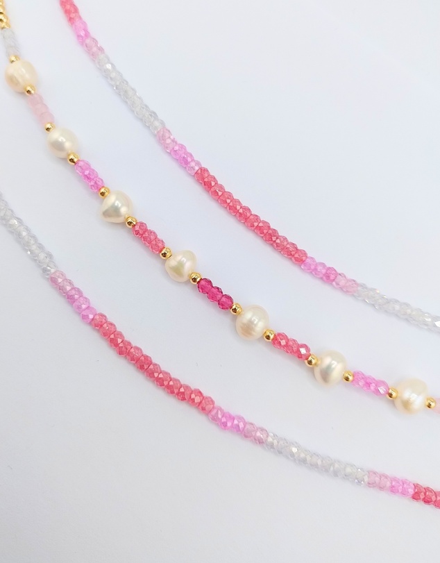Miz Casa and Co - Crystal Beaded Bracelet Stack