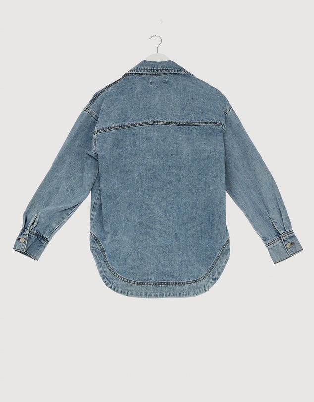 Revibe - Repaired Minima Esenciales Carmen Denim Shirt - AU 6