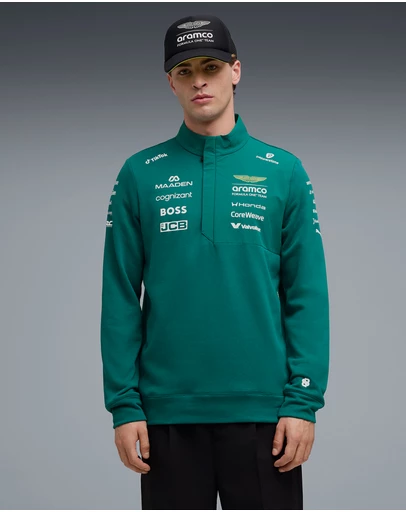 Puma - x ASTON MARTIN ARAMCO F1 TEAM Half-Zip Sweatshirt - Unisex