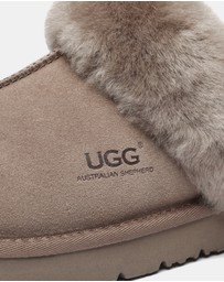 EVERAU - Australian Shepherd Ugg Muffin Slipper Special Cow Suede Upper House Shoes