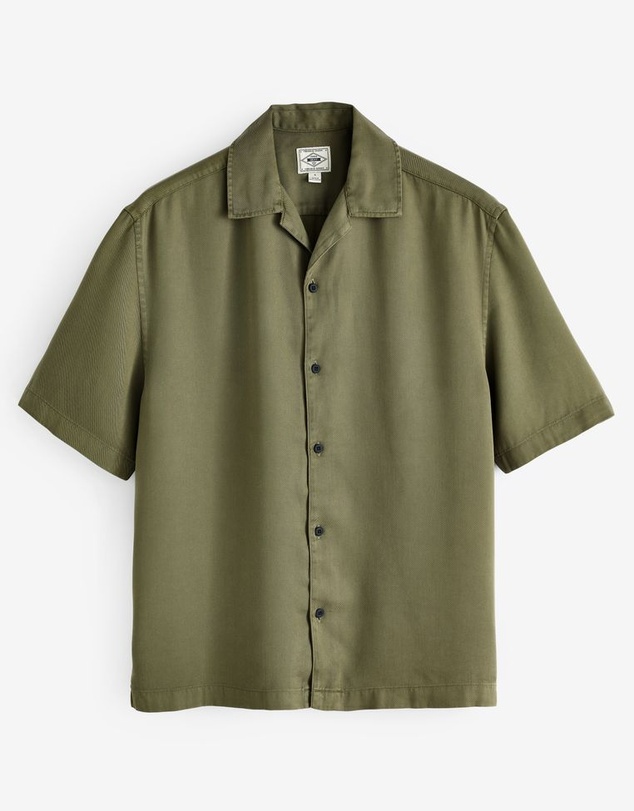 NEXT - Tencel™ Lyocell Short Sleeve Shirt with Cuban Collar