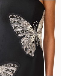 Elliatt - Mira Strapless Gown in Black