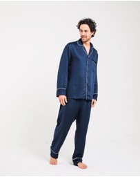 Ettitude - Sateen Long Sleeve PJ Shirt
