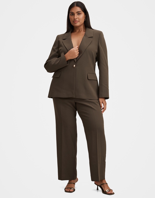 Forever New Curve - Victoria Curve Single Breasted Blazer
