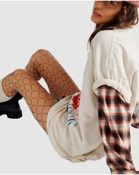 High Heel Jungle - Star Struck Fishnet Tights