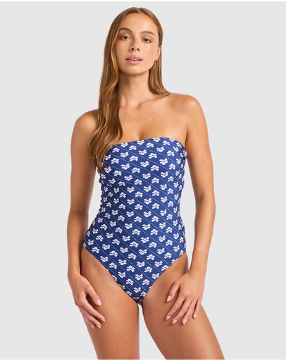 Seafolly - Batik Bloom DD Bandeau One Piece Swimsuit