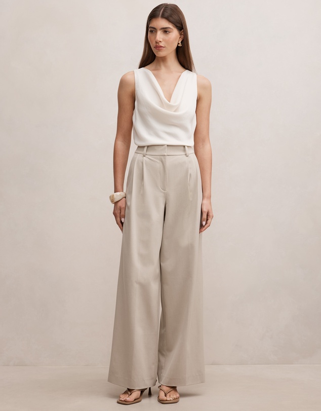 Forever New - Etta Pleated Wide Leg Pants