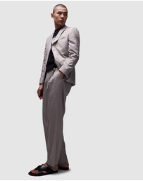 Topman - Slim Linen Suit Jacket