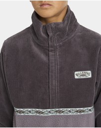 Billabong - Boys 8 to 16 Space Lobs Mock Neck Fleece Top