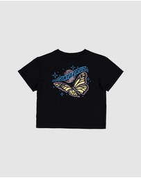 Santa Cruz - Winged Moon Strip Centre Shorts - Teens