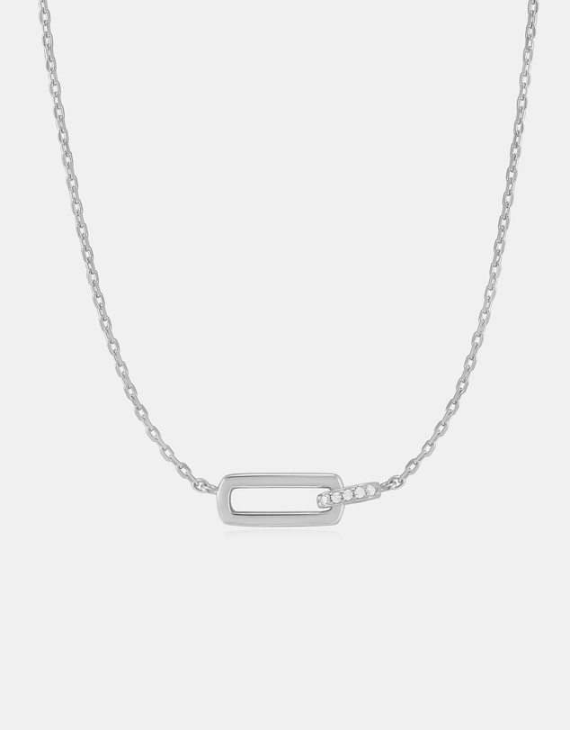 Ania Haie - Silver Glam Interlock Necklace