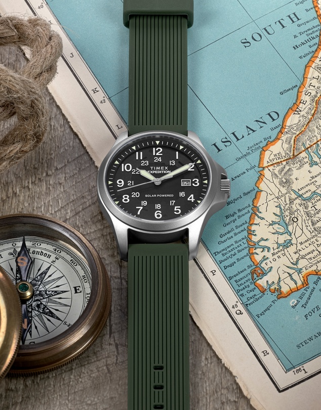 TIMEX - Expedition® Field Post Solar 41mm Silicone Strap Watch