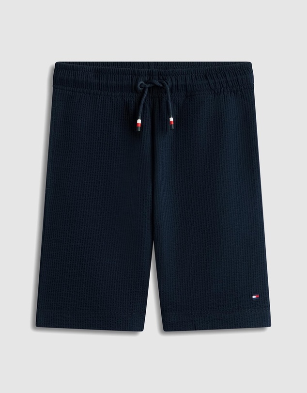 Tommy Hilfiger - Jersey Seersucker Sweat Shorts - Kids