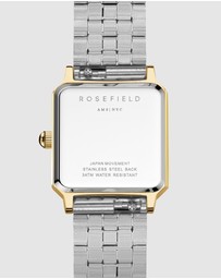 Rosefield - Boxelle Black Gold Silver Duotone Bracelet Watch