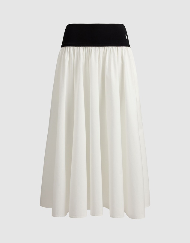 Polo Ralph Lauren - Contrast-Waistband A-Line Skirt