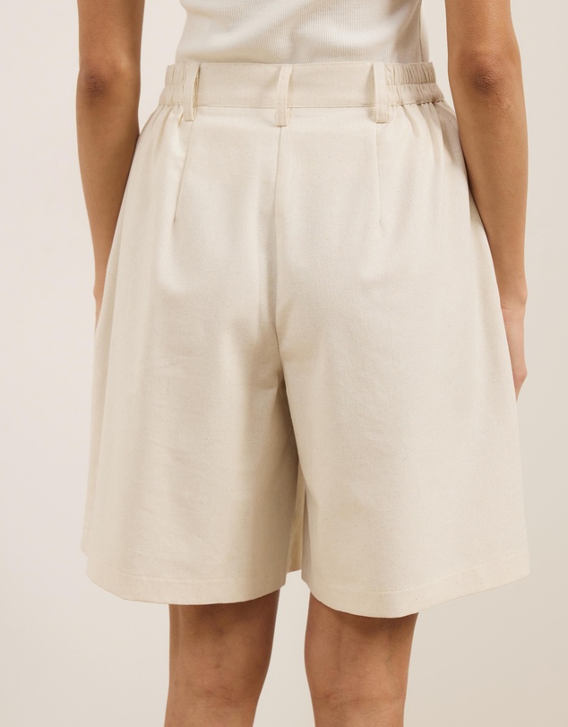 Atmos&Here - Freya Linen Blend Bermuda Shorts