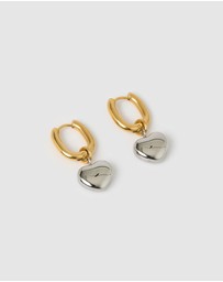 Miz Casa and Co - Louisa Heart Earrings
