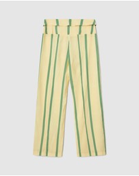 Laagam - Tashi Striped Flow Pants