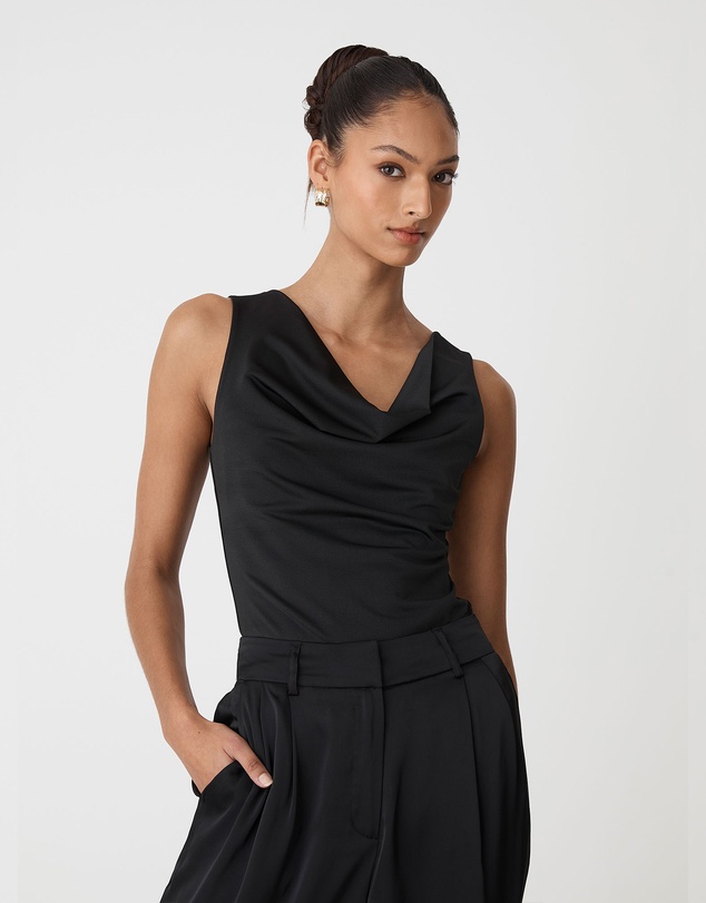Forcast - Sabrina Cowl Neck Top