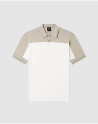 Armani Exchange - Knit Polo Pullover