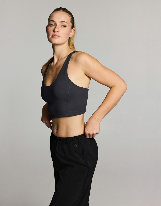 Rockwear - V Neck Low Impact Longline Sports Bra