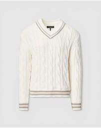 rag & bone - Tristan Cricket Vee Sweater