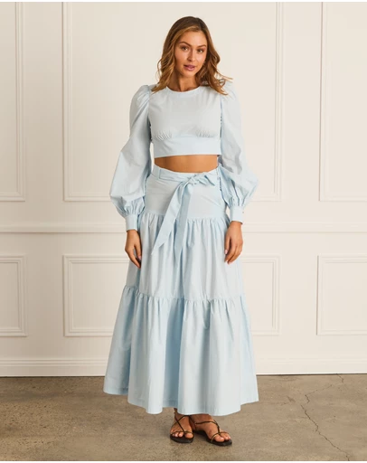 Heaven Australia - Mist Tia Maxi Skirt