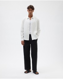 AERE - Euro Resort Linen LS Shirt