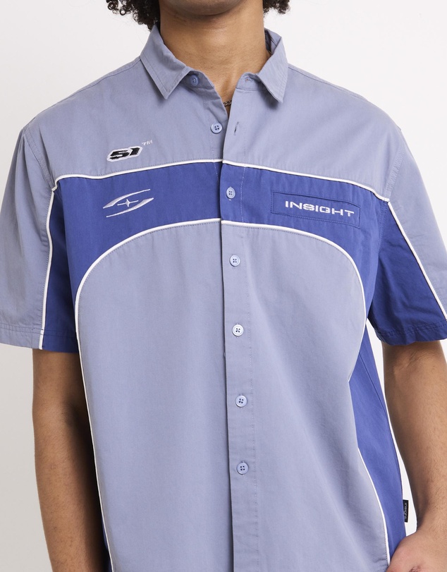 Insight - Axel Panelled Short Sleeve Shirt
