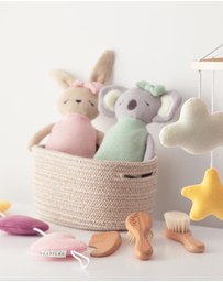 Living Textiles - Knitted Animal Toy- Bella the Bunny