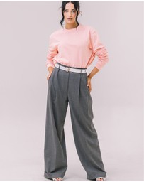 Youmsara - The Valenza Wool–Silk Trouser