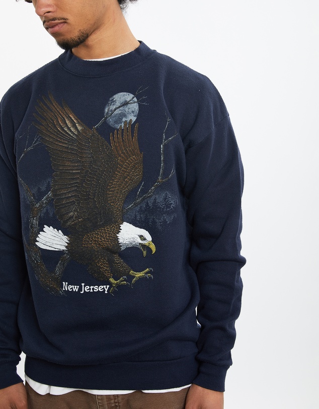 Vintage by The Real Deal - Pre Loved - 90s Wildlife Eagle Sweatshirt
