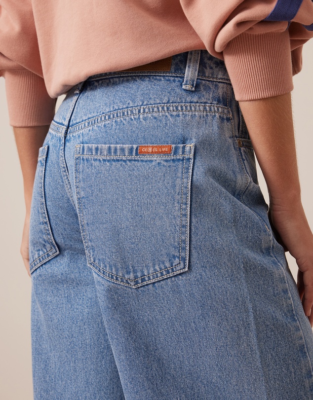 Ceres Life - Leah Tapered Barrel Jean