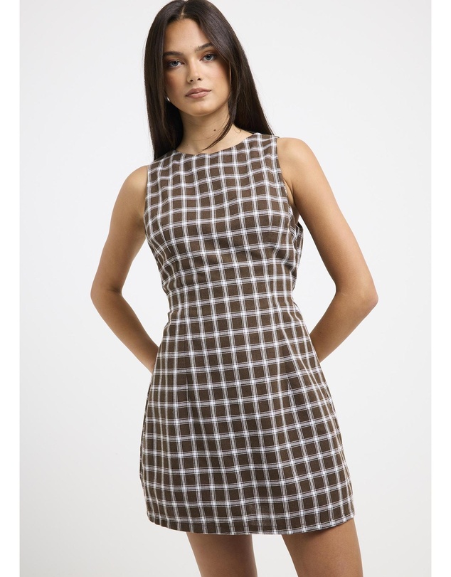 Subtitled - Gabs Plaid Romper