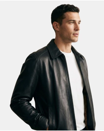 Henry Bucks - McKinnon Filippo Timi Lambskin Leather Jacket