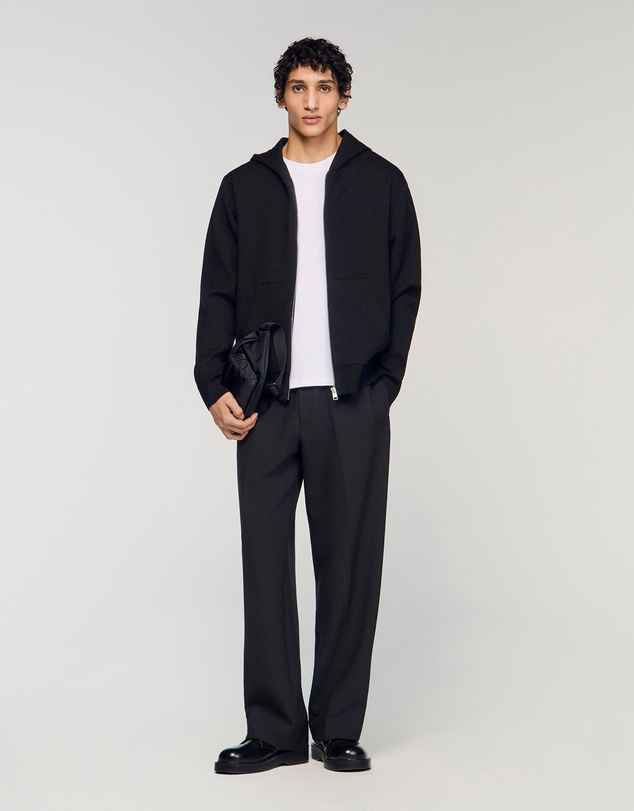 Sandro - Home Zip Hoodie Cardigan
