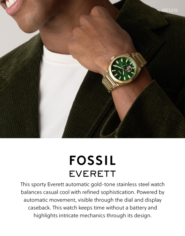 Fossil - Everett Gold Analogue Watch