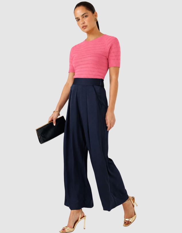 SACHA DRAKE - Eyelet Knit Top