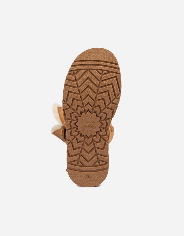Ozwear Connection Uggs - Ugg Classic Platform Buckle Long Boots (4.5cm) (Water Resistant)