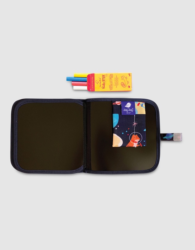 Jaq Jaq - Jaq Jaq Bird -  Doodle It & Go Erasable Book - Jaq Jaq Bird & Friends - Spaceships