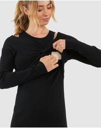 Ripe Maternity - Dayna Nursing Knit Dress