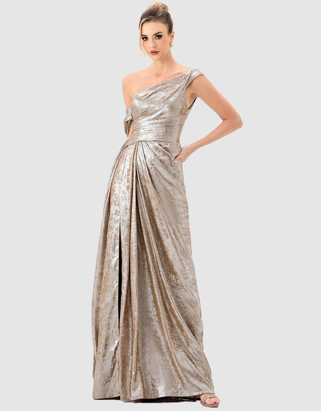 Bariano - Ginnie Draped Sash Gown